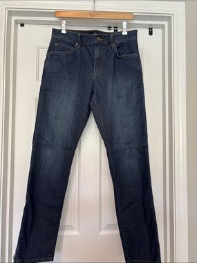 Travis Mathew Men's Slim Straight Dark Blue Jeans